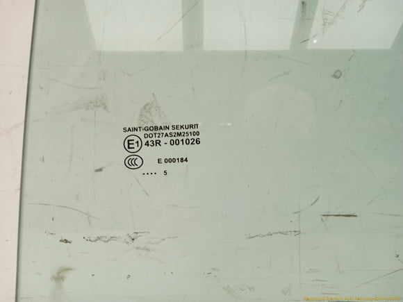 Jaguar XJ8 Driver Left Rear Door Window Glass