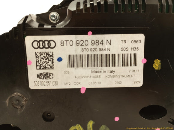 Audi A5 Instrument Cluster Speedometer