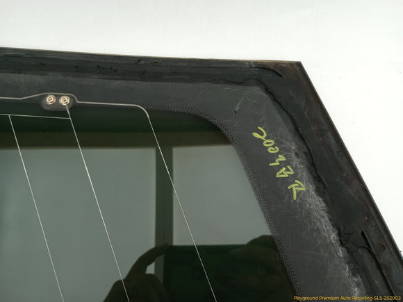 Land Rover LR2 Passenger Right Rear Quarter Window Glass