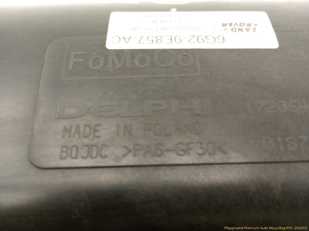 Land Rover LR2 Fuel Vapor Charcoal Canister