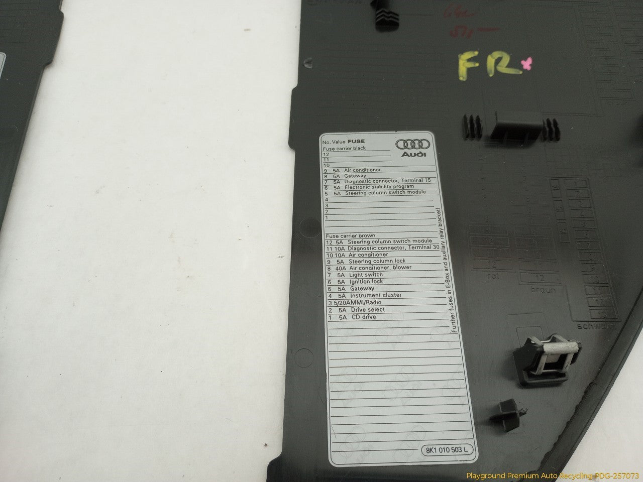 Audi A5 Pair Of Dashboard End Cover Trim