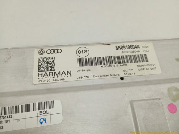 Audi A5 Information Display Screen