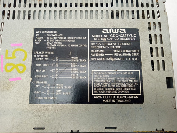 Aftermarket Radio Audio CD Player