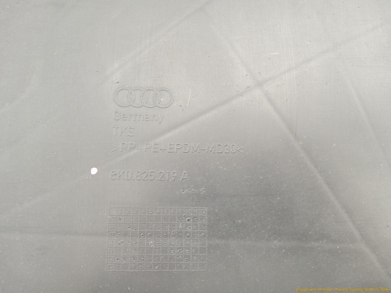 Audi A5 Passenger Right Rear Underbody Splash Shield