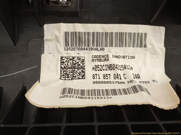 Audi A5 Dashboard Panel