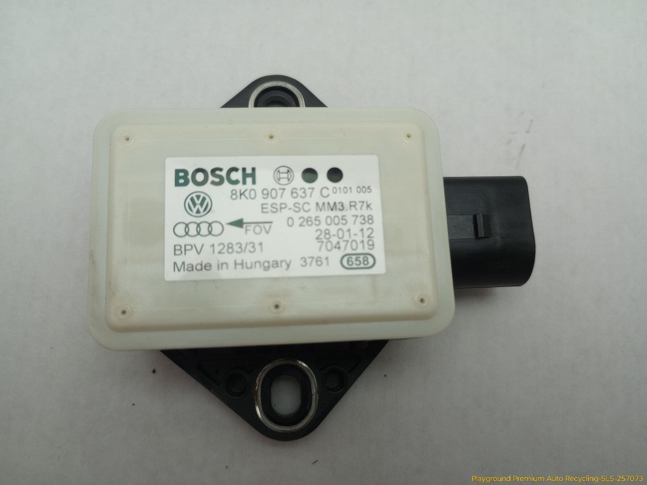 Audi A5 Yaw Rate Sensor