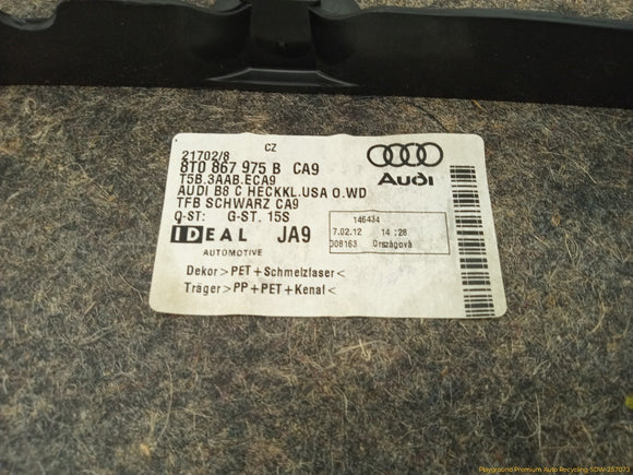 Audi A5 Trunk Lid Carpet Liner Trim