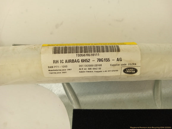Land Rover LR2 Passenger Right Side Curtain Airbag