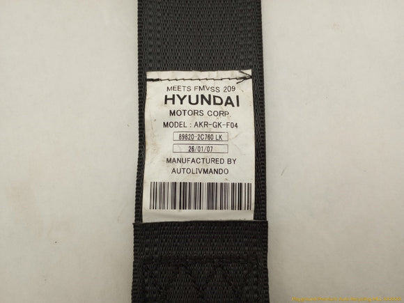 Hyundai Tiburon Passenger Right Rear Seat Belt Retractor