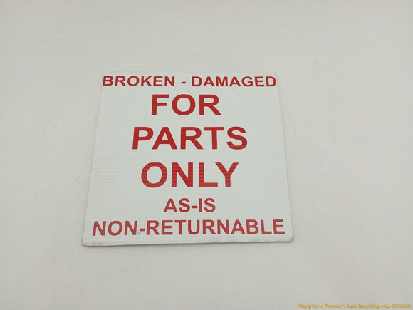 Acura RSX **AS IS** Instrument Cluster Speedometer