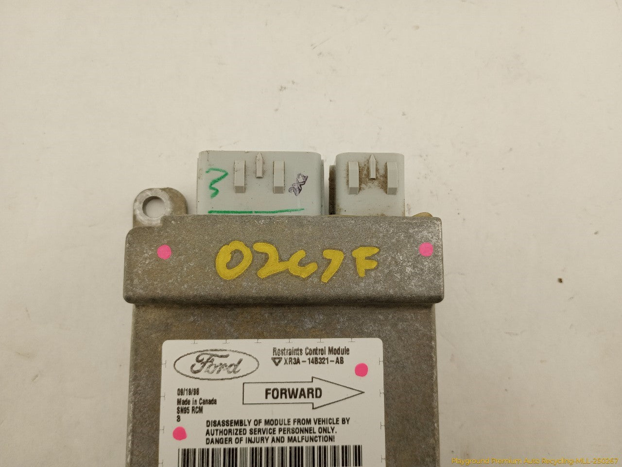 Ford Mustang Restraint Control Module