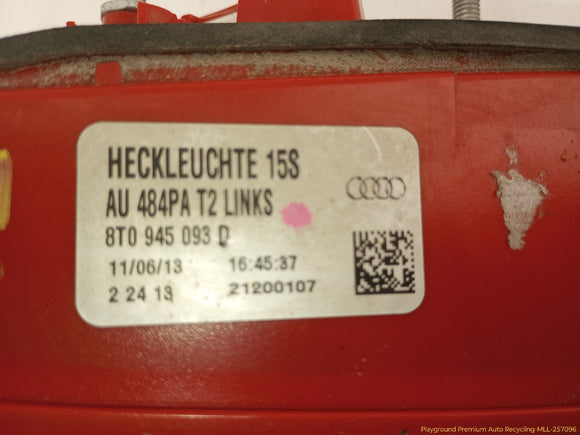 Audi A5 Driver Left Inner Tail Lamp
