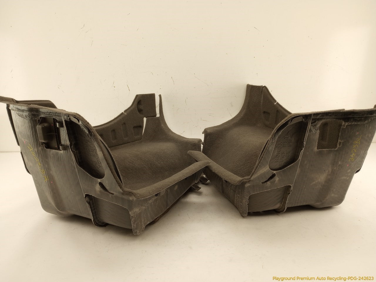 Acura RSX Pair Of Rear Trunk Side Carpet Trim