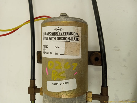 Ford Mustang Set Of 3 Convertible Pump Motor & Cylinders