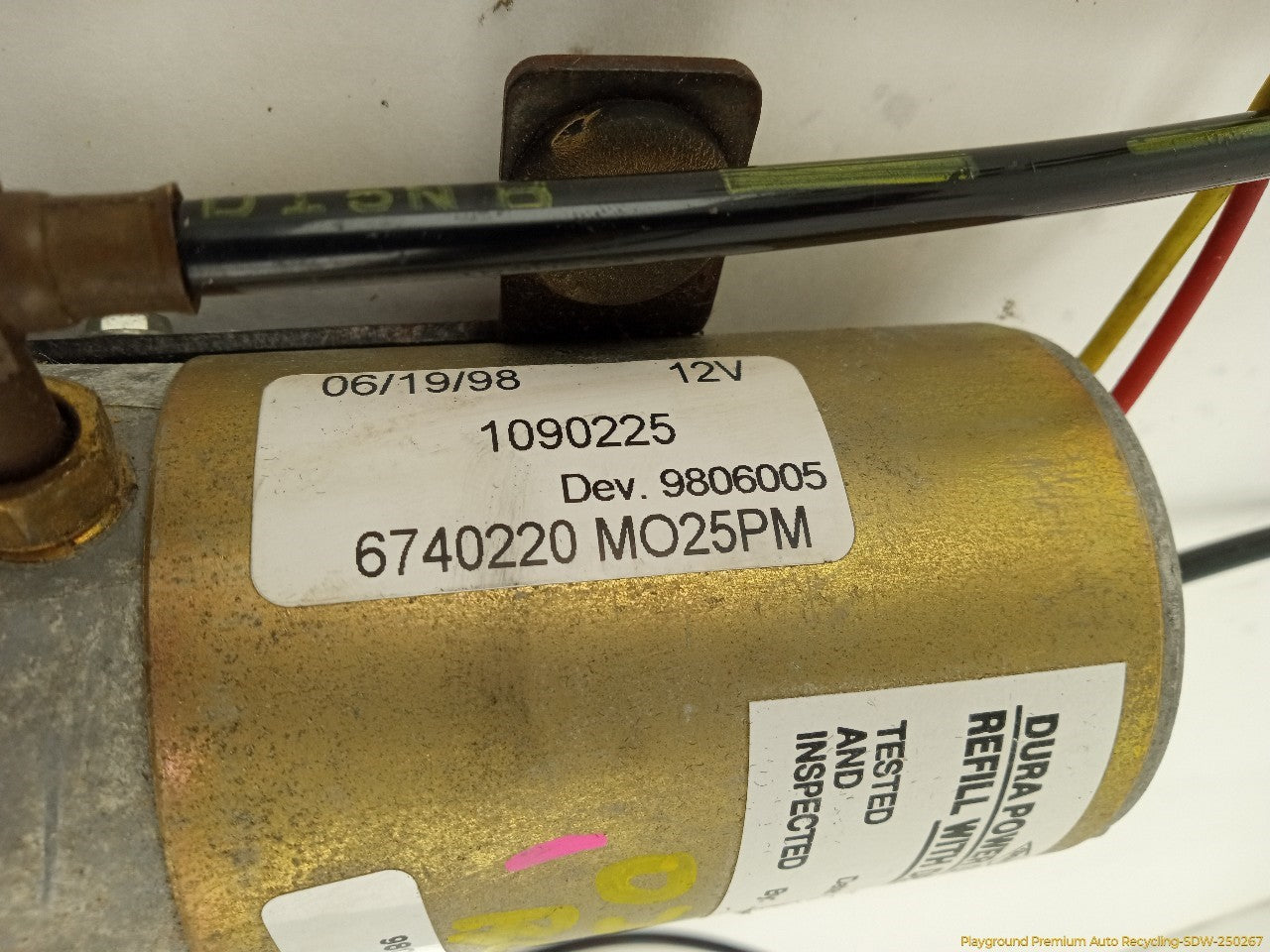 Ford Mustang Set Of 3 Convertible Pump Motor & Cylinders