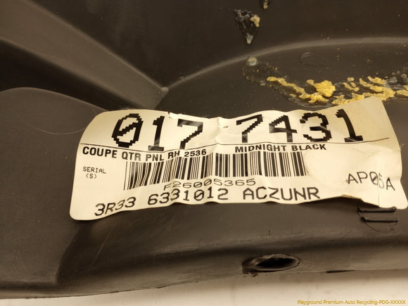 Ford Mustang Passenger Right Rear Quarter Trim