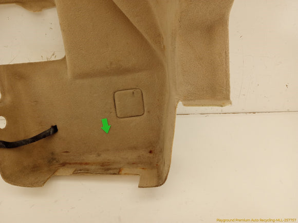 Mercedes SL320 Driver Left Rear Trunk Side Trim