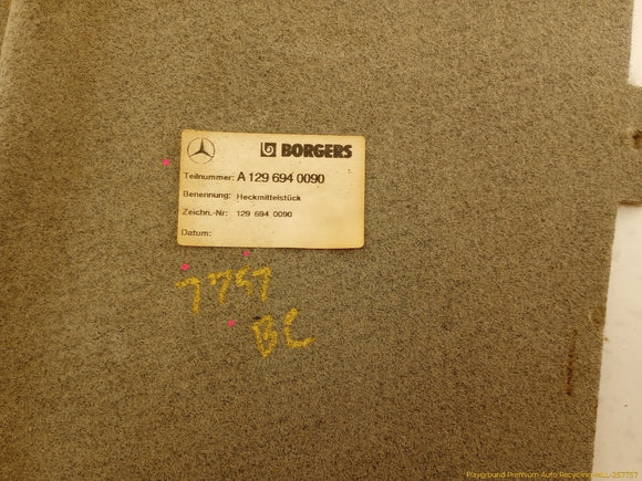 Mercedes SL320 Rear Trunk Lining Trim