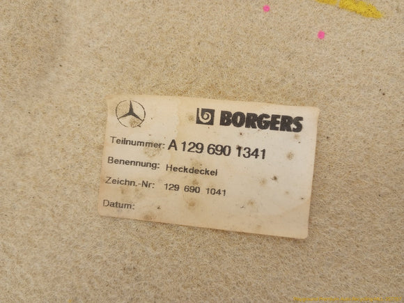 Mercedes SL320 Trunk Lid Trim