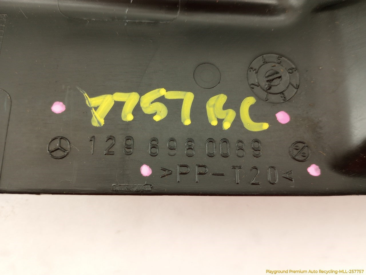 Mercedes SL320 Trunk Latch Sill Trim