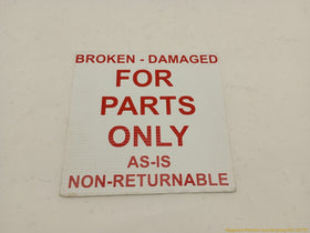 Mercedes SL320 **AS IS** Driver Left Head Lamp