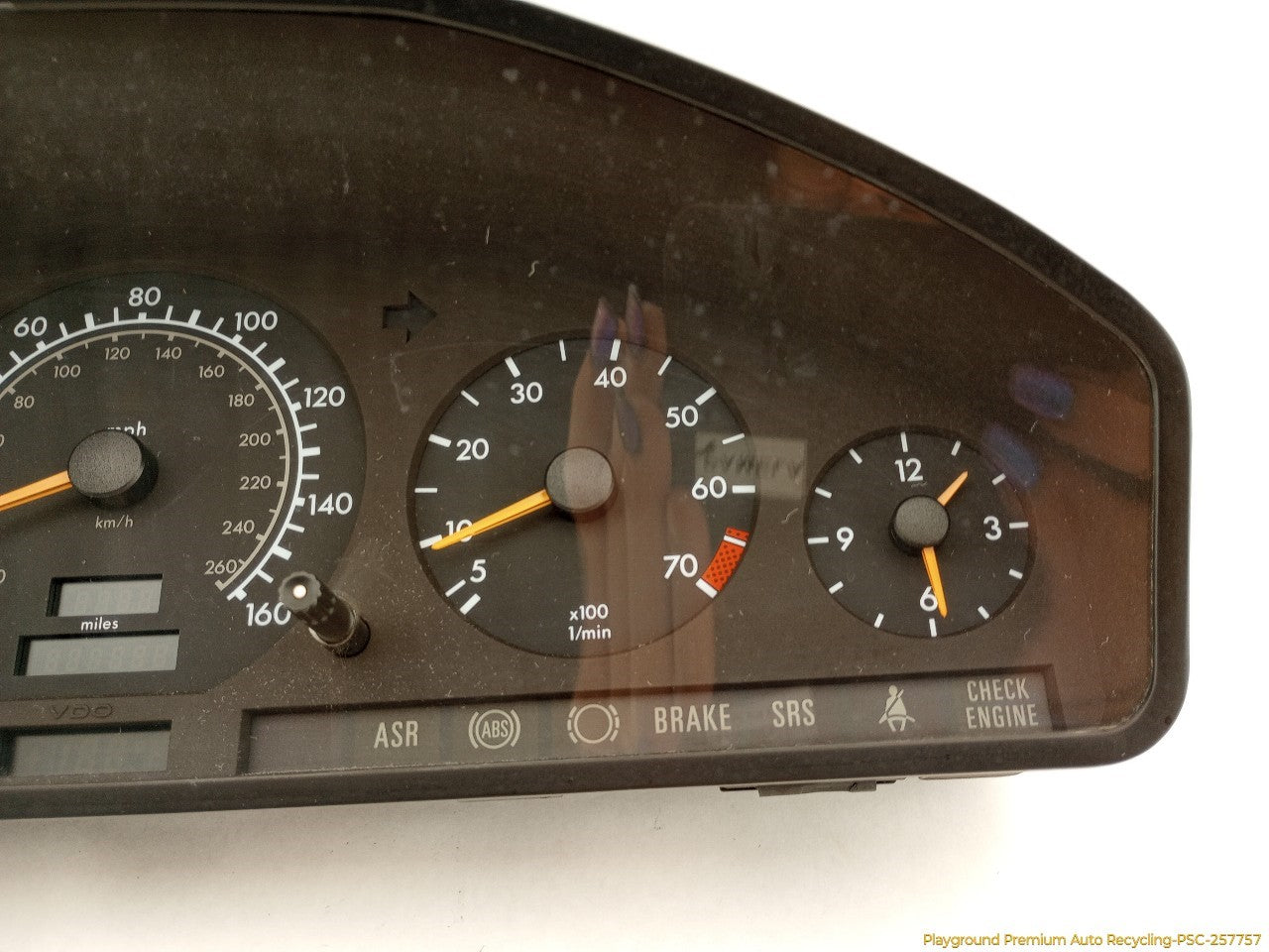 Mercedes SL320 Instrument Cluster Speedometer