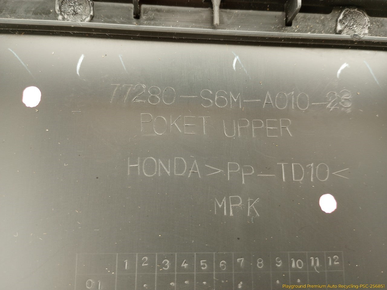 Acura RSX Center Dash Storage Bezel Trim