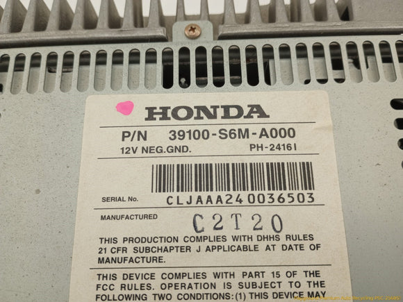 Acura RSX Radio Audio CD Player