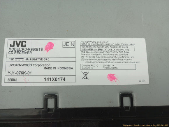 Acura RSX Radio Audio CD Player