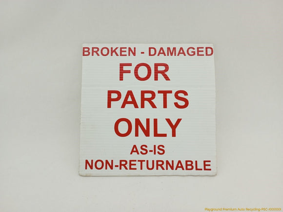 Chevrolet Camaro **AS IS** Driver Left Tail Lamp