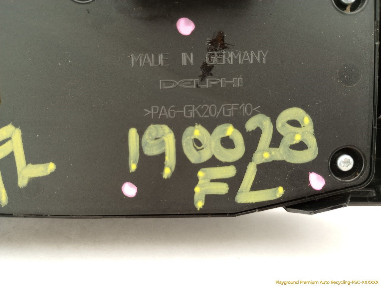 BMW 328I Driver Left Front Seat Control Switch