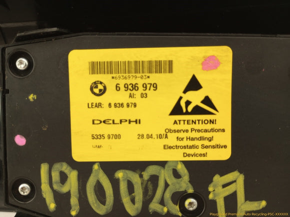 BMW 328I Driver Left Front Seat Control Switch