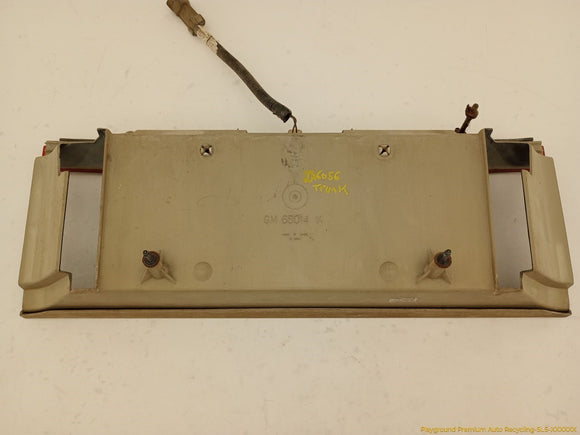 Cadillac Allante Trunk License Plate Light & Handle Trim