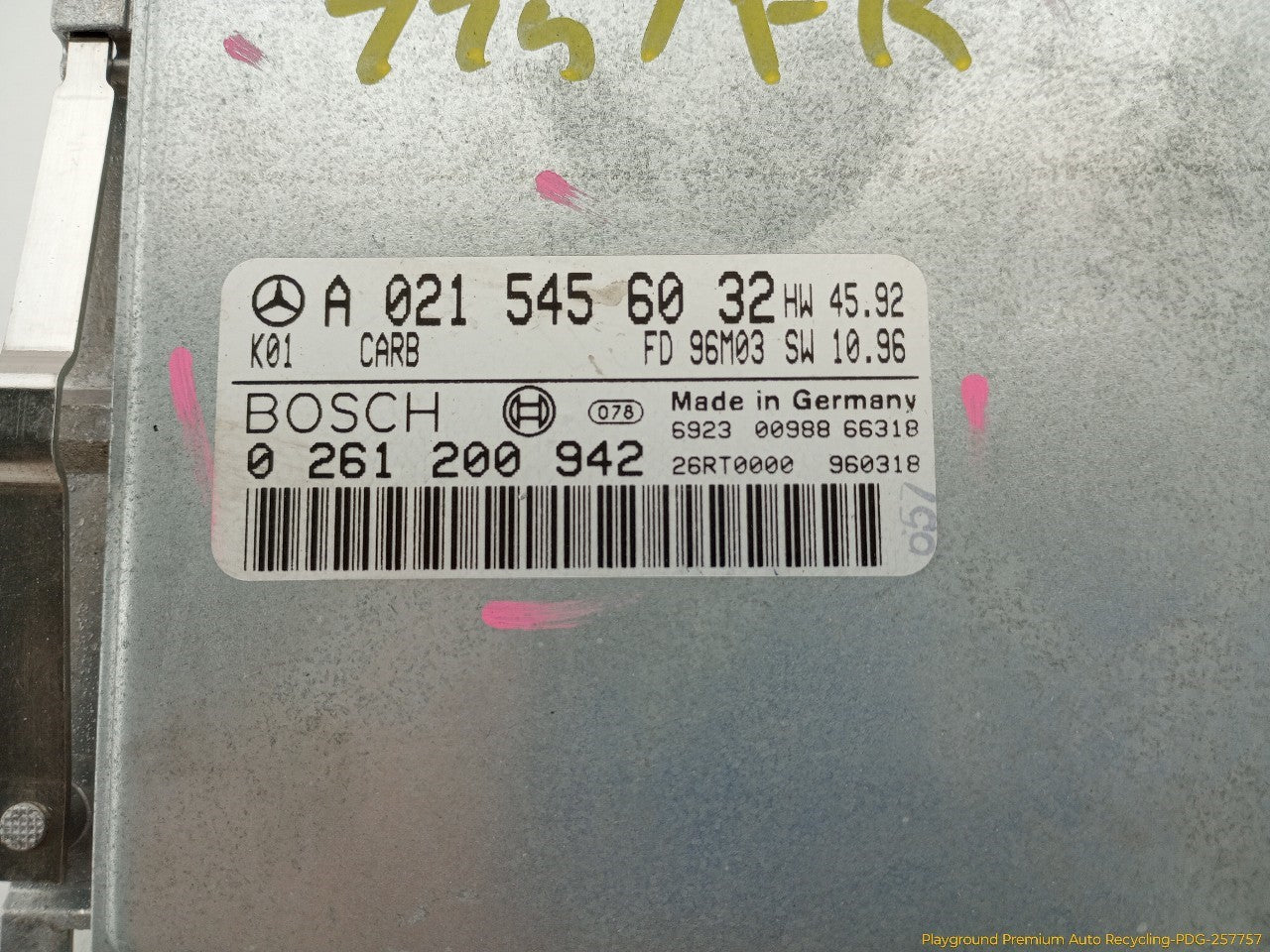 Mercedes SL320 Engine Diagnostic Control Module
