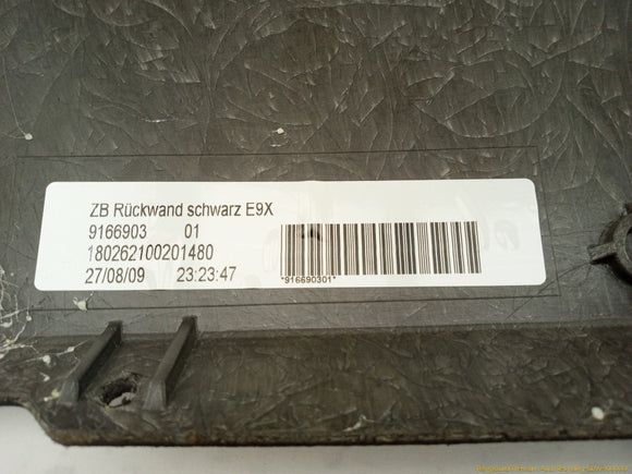 BMW 328I Driver Left Front Seat Back Plate Trim