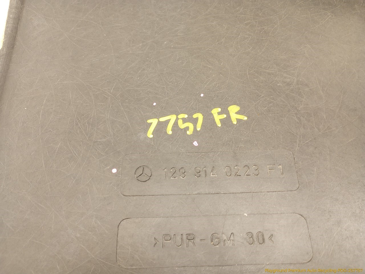 Mercedes SL320 Passenger Right Front Seat Backrest Cover Trim