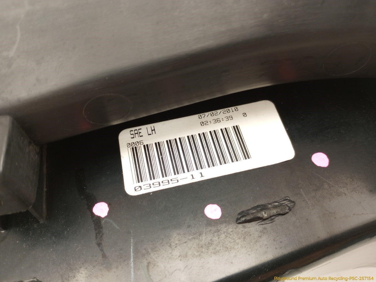 Cadillac CTS Driver Left Rear Tail Lamp