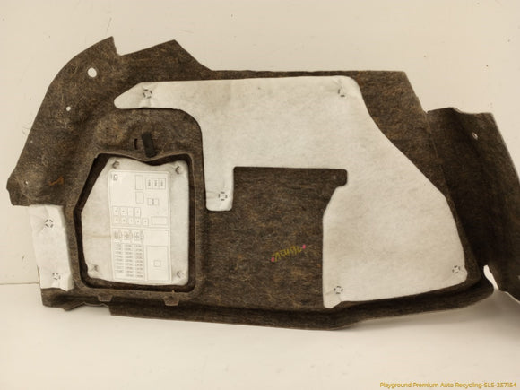 Cadillac CTS Driver Left Rear Trunk Side Carpet Trim
