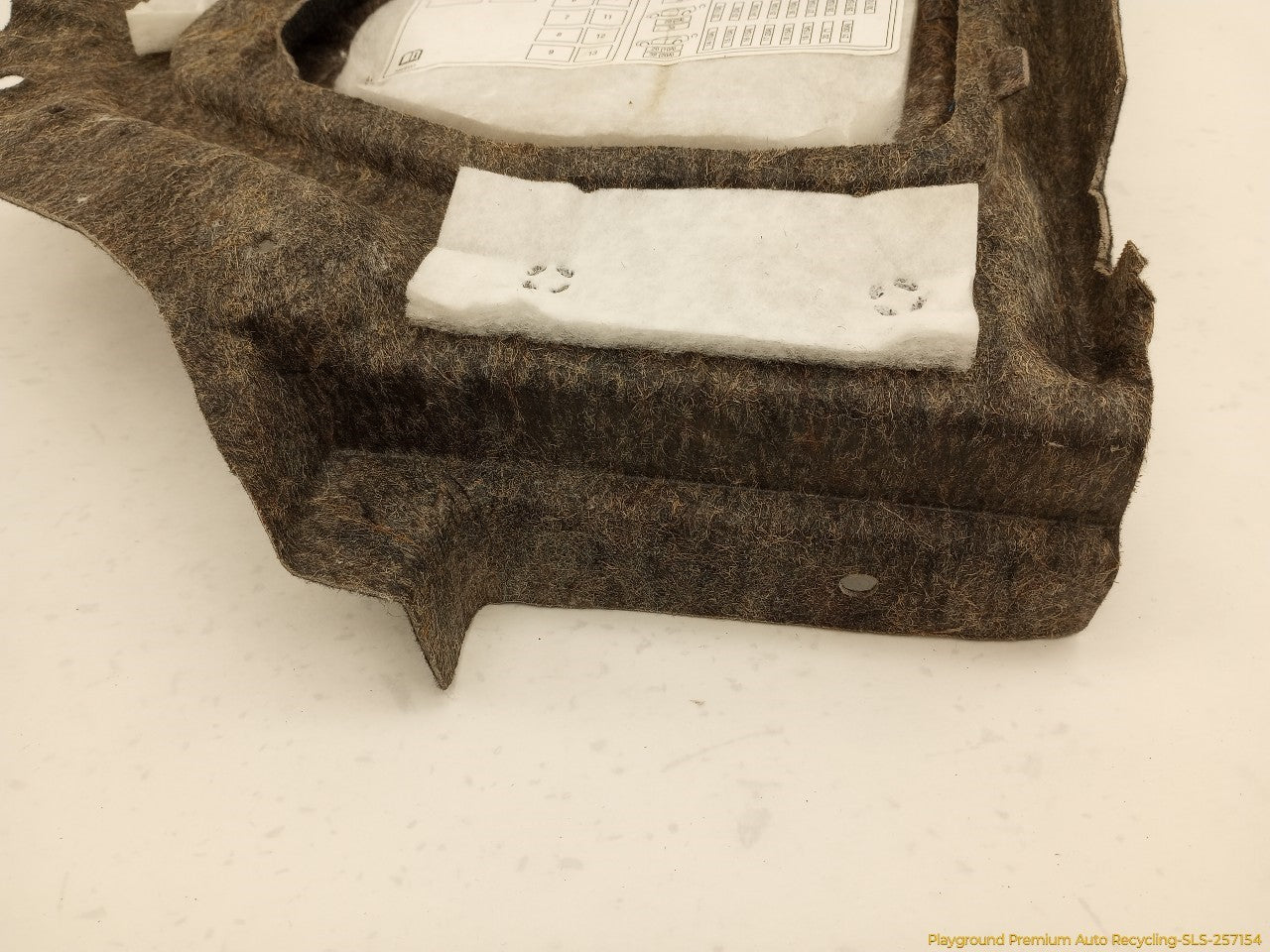 Cadillac CTS Driver Left Rear Trunk Side Carpet Trim