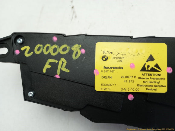 BMW 528I Passenger Right Front Seat Adjustment Switch