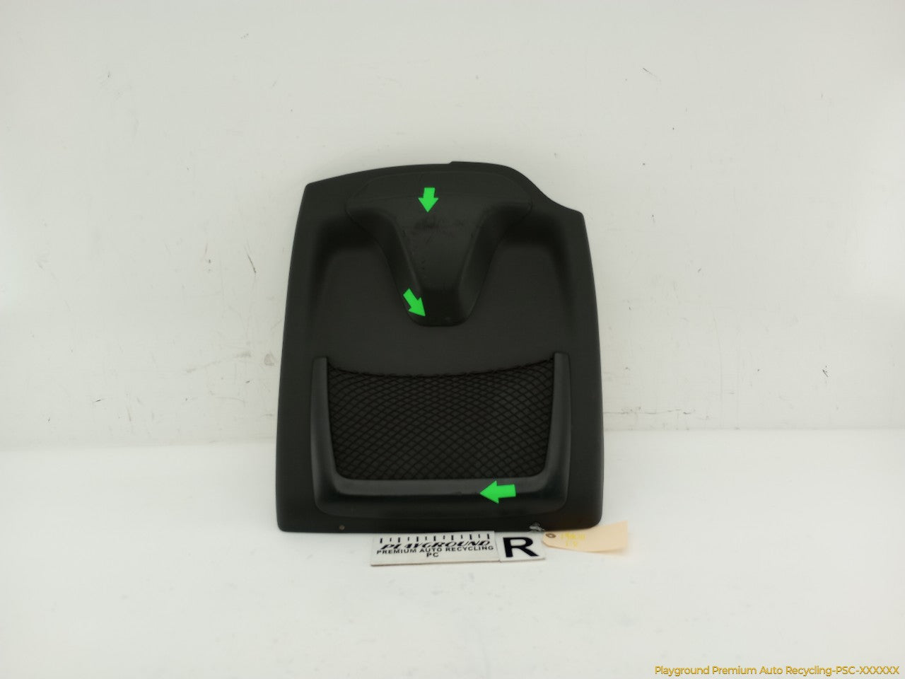 BMW 328I Passenger Right Front Seat Back Plate Trim