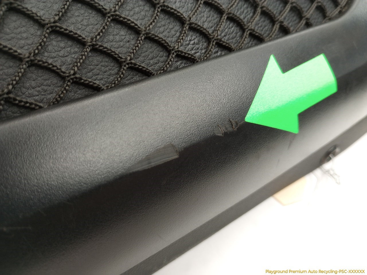 BMW 328I Passenger Right Front Seat Back Plate Trim
