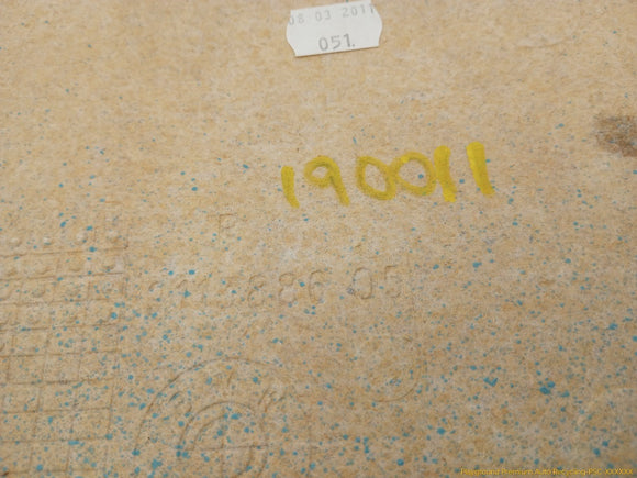 BMW 328I Passenger Right Front Seat Back Plate Trim