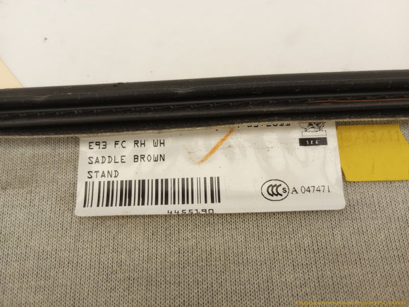 BMW 328I Passenger Right Front Lower Seat Cushion