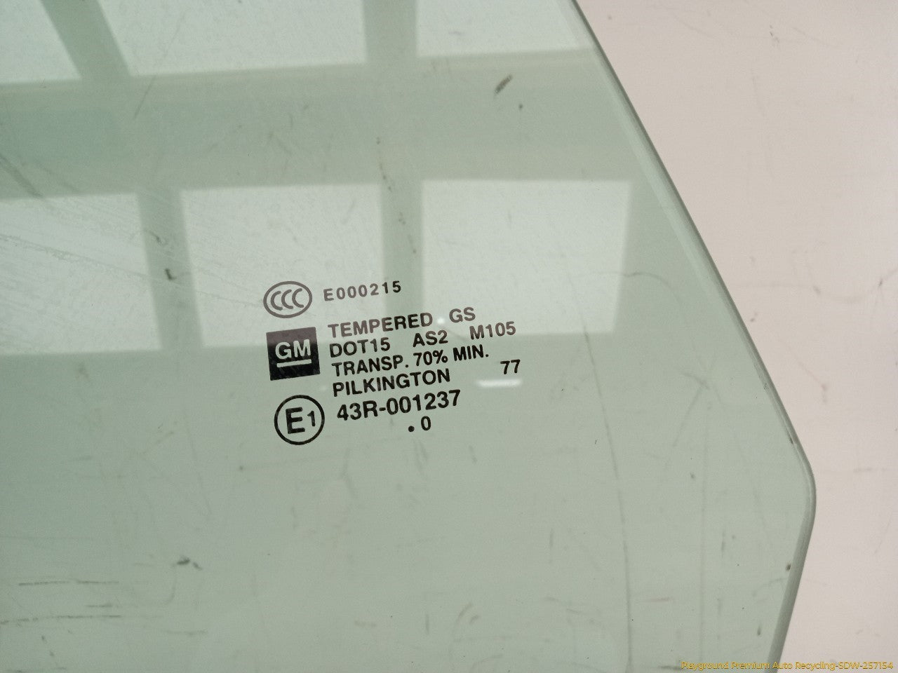Cadillac CTS Driver Left Front Door Window Glass - 0