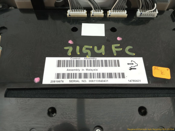 Cadillac CTS Radio & Climate Control Switches