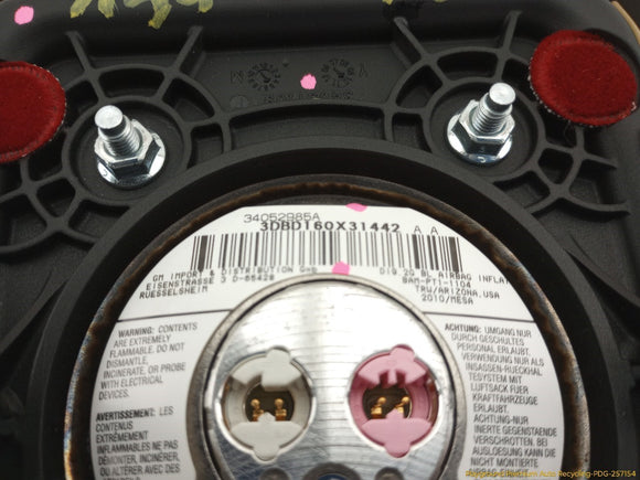 Cadillac CTS Steering Wheel Airbag