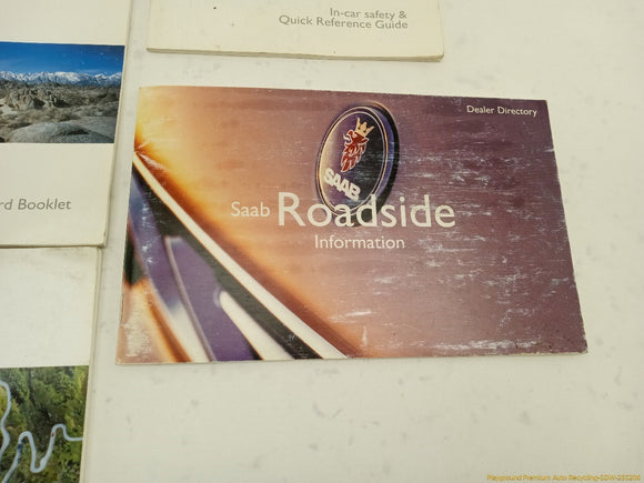 Saab 903 Owners Manual Booklet