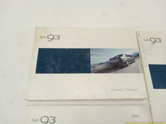 Saab 903 Owners Manual Booklet