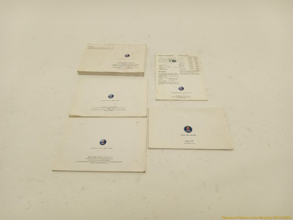 Saab 903 Owners Manual Booklet